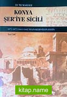 11 Numaralı Konya Şer’iye Sicili