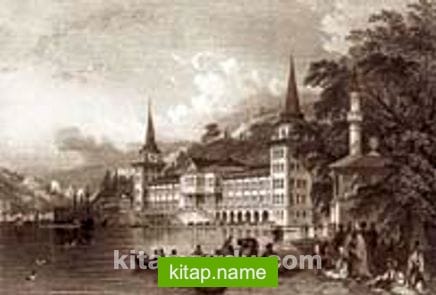 Boğaziçi, Kuleli Askeri Lisesi Eski Suvari Kışlası / Thomas Allom (GRV 070-50×75) (Çerçevesiz)