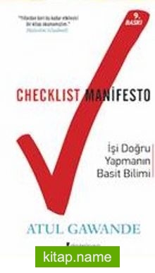 Checklist Manifesto İşler Nasıl Doğru Yapılır