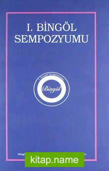 I. Bingöl Sempozyumu (2-E-5)