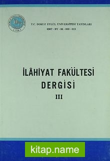 İlahiyat Fakültesi Dergisi III (1-G-11)