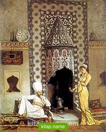 Kahve Getiren Kadın / Osman Hamdi Bey (OHB 005-50×60) (Çerçevesiz)