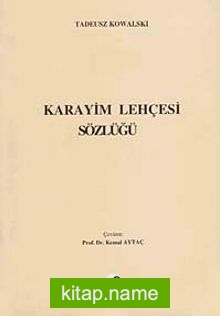 Karayim Lehçesi Sözlüğü