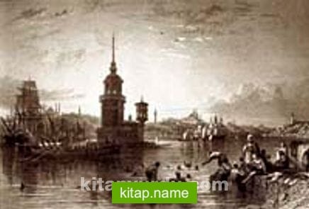 Kız Kulesi / Thomas Allom (GRV 069-60×90) (Çerçevesiz)