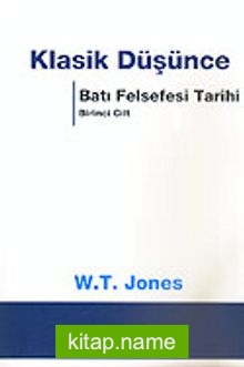 Klasik Düşünce / Batı Felsefesi Tarihi 1. Cilt (ciltsiz)