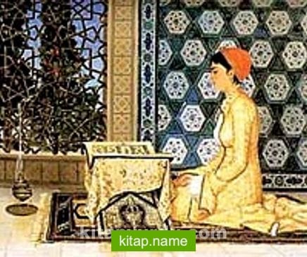 Kur’an Okuyan Kız / Osman Hamdi Bey (OHB 010-30×35) (Çerçevesiz)