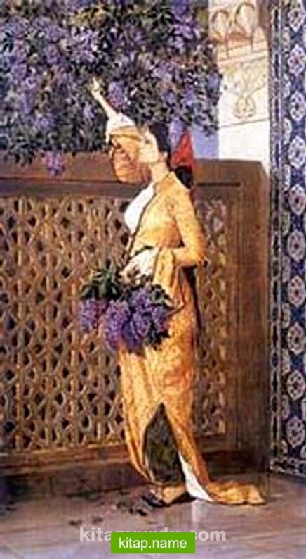 Leylak Toplayan Kız / Osman Hamdi Bey (OHB 009-30×55) (Çerçevesiz)