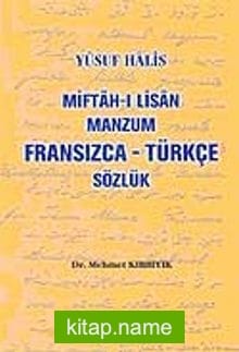 Miftah-ı Lisan Manzum Fransızca-Türkçe Sözlük
