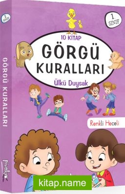 1. Sınıf Görgü Kuralları Serisi (10 Kitaplık Set)