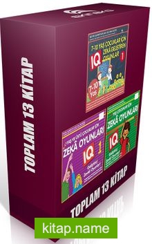 6-12 Yaş ve Üstü Çocuklar İçin Zeka Geliştiren Oyunlar (13 Kitap)