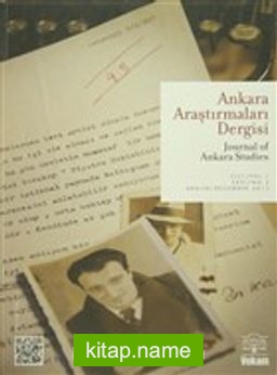 Ankara Araştırmaları Dergisi Cilt : 1 Sayı : 2 / Journal of Ankara Studies