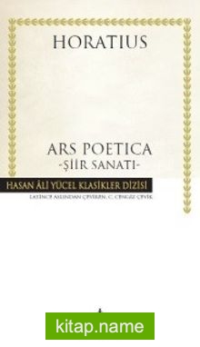 Ars Poetica – Şiir Sanatı (Ciltli)