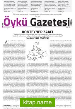 Can Aylık Öykü Gazetesi Sayı:8 Mayıs 2017