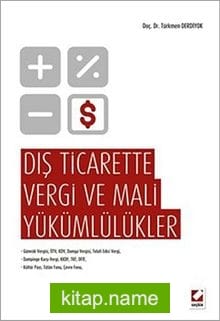 Dış Ticarette Vergi ve Mali Yükümlülükler