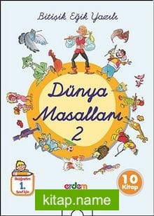 Dünya Masalları Dizisi -2 (10 Kitap) / Bitişik Eğik Yazılı Dünya Masalları