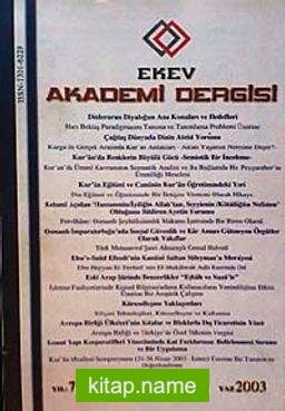 EKEV Akademi Dergisi-Sayı:16/Yaz 2003 (1-G-42)