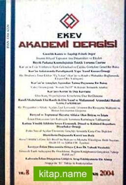 EKEV Akademi Dergisi-Sayı:18/Kış 2004 (1-G-44)