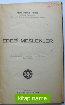 Edebi Meslekler (Kod: 6-I-3)