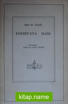 Edebiyata Dair (Kod: 4-F-20)