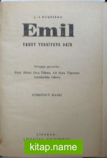 Emil Yahut Terbiyeye Dair (Kod:6-I-1)