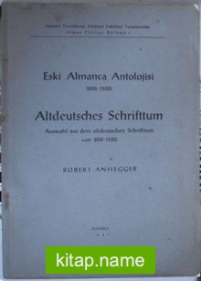 Eski Almanca Antolojisi (800-1500) (Kod:4-I-17)