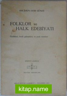 Folklor ve Halk Edebiyatı Kod: 7-H-9