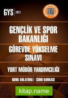 Gençlik ve Spor Bakanlığı Görevde Yükselme Sınavı Konu Anlatımlı Soru Bankası Yurt Müdür Yardımcılığı