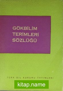 Gökbilim Terimleri Sözlüğü (1-G-51)