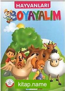 Hayvanları Boyayalım / Pembe Seri – Tavuk,Kuzu,İnek