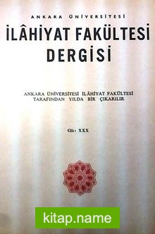 İlahiyat Fakültesi Dergisi. Cilt:30 (4-C-1)