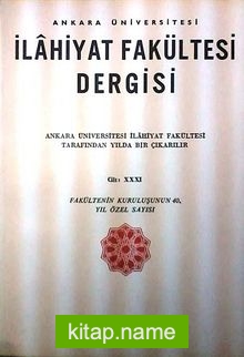 İlahiyat Fakültesi Dergisi. Cilt:31 (4-C-2)