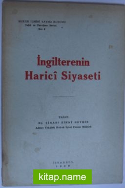 İngiltere’nin Haricİ Siyaseti Kod: 12-B-19