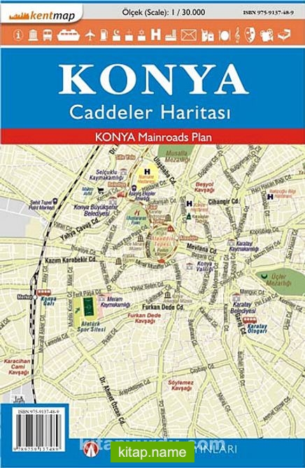 Konya Caddeler Haritası