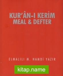 Kur’an-ı Kerim Meal ve Defter