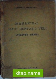 Manakıb-ı Hacı Bektaş-ı Veli / Vilayet-Name