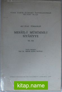 Mesail-i Mühimme-i Siyasiyye / III. Cilt Kod: 12-E-27