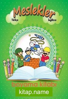 Meslekler Boyama Kitabı (Türkçe-İngilizce)