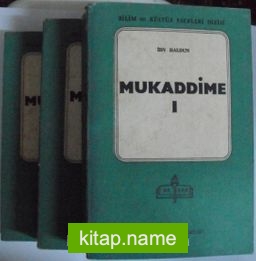 Mukaddime (3 Cilt Takım) Kod: 10-I-23