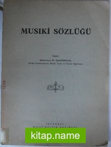 Musıki Sözlüğü (Kod:20-C-18)