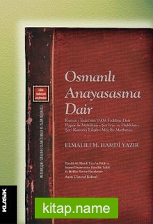 Osmanlı Anayasasına Dair