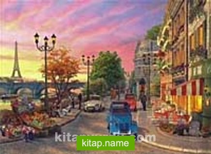 Pariste Akşamüstü Puzzle (26×36 Kod:1000-1004)