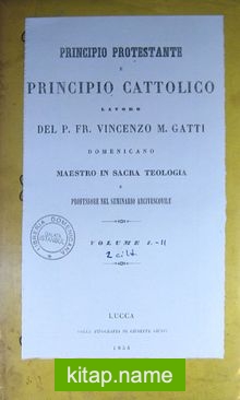 Principio Cattolico 2 Cilt (6-B-2)