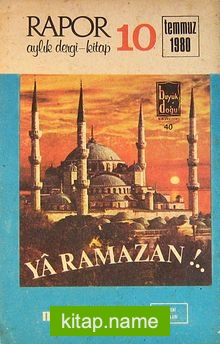 Rapor Aylık Dergi-Kitap 10 Temmuz 1980 (5-E-31)