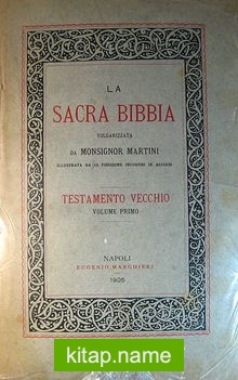 Sacra Bibbia / 3 Cilt Volume Primo- Volume Secoude- Volume Terzo (6-A-2)