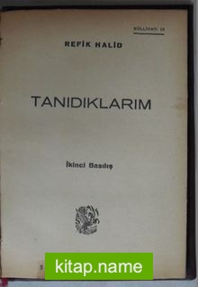 Tanıdıklarım (Kod:7-I-15)