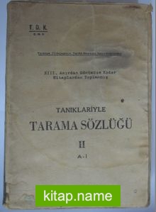 Tarama Sözlüğü – II / A-İ (Kod:6-G-29)