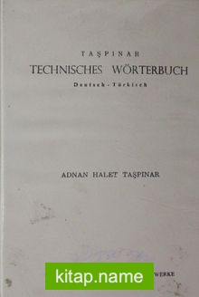 Technisches Wörterbuch Deutsch-Türkisch (1-I-33)