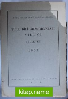 Türk Dili Araştırmaları Yıllığı Belleten / 1953 (Kod:6-B-5)