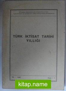 Türk İktisat Tarihi Yıllığı  Kod: 12-E-30