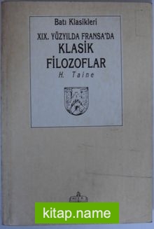 XIX. Yüzyılda Fransa’da Klasik Filozoflar Kod: 11-Z-27